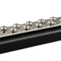 Busbar 150A 2P with 10 screws and cover