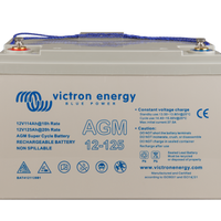 12V/125Ah AGM Super Cycle Batt. M8-insert style terminal