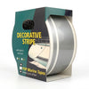 PSP Colour Stripe Double Stripe D3 40mm Silver 40mm x 50m