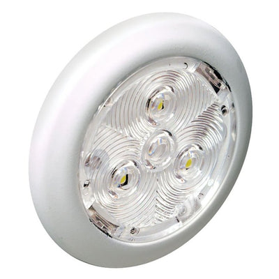 Attwood Lt-Int, Wht Plstc,LED Wht