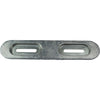 MG Duff ZD77 Euro Straight Zinc Hull Anode for Salt Waters (2.4kg)