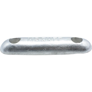 MG Duff AD78B Straight Aluminium Hull Anode (Salt / Brackish / 1.7kg)