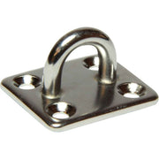 Osculati Stainless Steel Eye Plate (30mm x 35mm Base / 4 Bolts) 813630 39.320.05