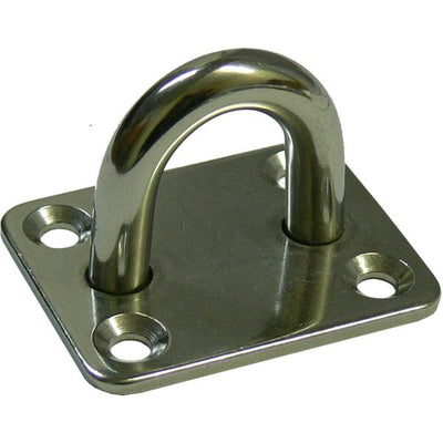 Osculati Stainless Steel Eye Plate (40mm x 50mm Base / 4 Bolts) 813632 39.320.08