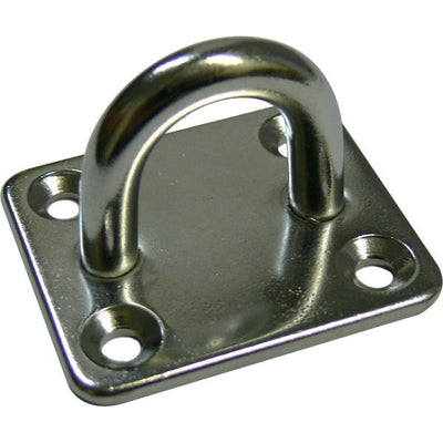 Osculati Stainless Steel Eye Plate (48mm x 60mm Base / 4 Bolts) 813636 39.320.10