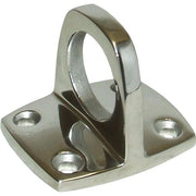 Osculati Stainless Steel Eye Plate (46mm x 38mm Base / 4 Bolts) 813639 39.167.02