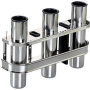 Osculati Stainless Steel Fishing Rod Holder for 3 Rods (Wall Mount) 813922 41.170.53
