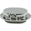 Osculati Stainless Steel Oval Hawsehole and Hinged Cover (137 x 100mm) 821302 01.353.01