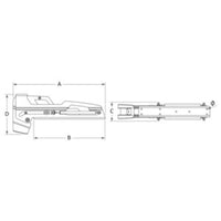 Osculati Extendable Self Launch Bow Roller for 7.5-10kg Anchors