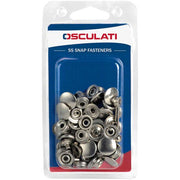 Osculati Stainless Steel Snap Fasteners for Canopies (Pack of 15) 831174 10.301.01