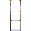 Osculati Stainless Steel 3 Step Telescopic Folding Ladder (880x300mm)
