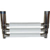 Osculati Stainless Steel 3 Step Telescopic Folding Ladder (880x300mm)