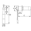 Osculati 3-Step Emergency Ladder Front Mount