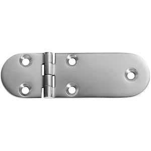 Osculati Stainless Steel 180 Degree Hinge (126 x 40mm / Standard Pin)