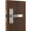 Osculati Contemporary Door Handles with Plates (Pair / 51x45x10mm)