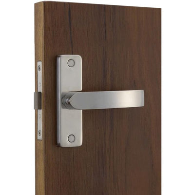 Osculati Contemporary Door Handles with Plates (Pair / 51x45x10mm)