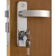 Osculati Contemporary Door Handles, Plates & Lock (Pair / Ext. Left)