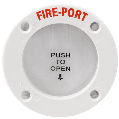 White Fire Port for Fire Extinguishers (45mm Cutout, 68mm OD) 831900 17.680.00