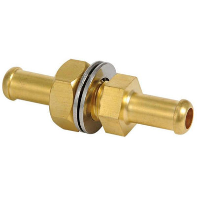 Brass Bulkhead Fuel Connector (10mm Hose) 831960 17.301.01