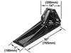 841945A02 K-PLANE 380S - TrimTab With Digital Position Indicator (Black) - Official Mercury Spares