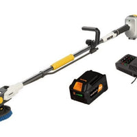 Talamex Twin Brush 18V Battery Brush Set Incl. Brush , 4Ah Battery &Amp; Charger