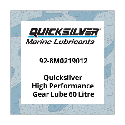 Quicksilver High Performance Gear Lube 60 Litre
