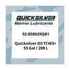 Quicksilver Oil TCW3+ 55Gal / 208 L