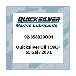 Quicksilver Oil TCW3+ 55Gal / 208 L