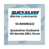 Quicksilver Outboard Oil 4stroke 208 L Drum