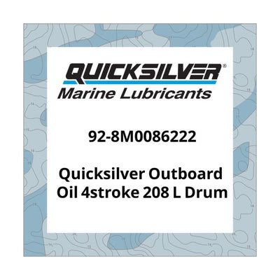 Quicksilver Outboard Oil 4stroke 208 L Drum