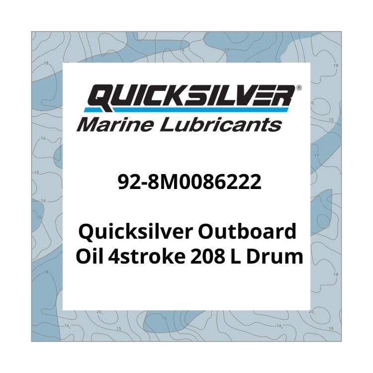 Quicksilver Outboard Oil 4stroke 208 L Drum
