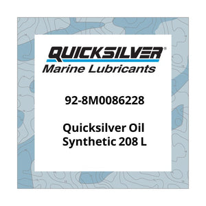 Quicksilver Oil Synthetic 208 L