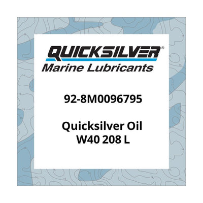 Quicksilver Oil W40 208 L
