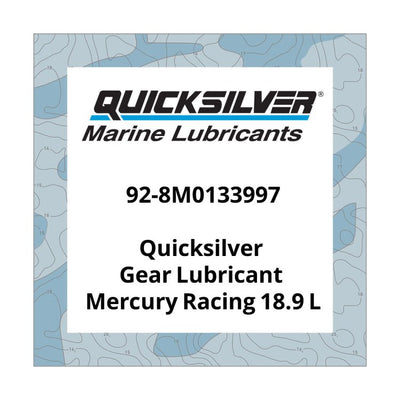 Quicksilver Gear Lubricant Mercury Racing 18.9 L