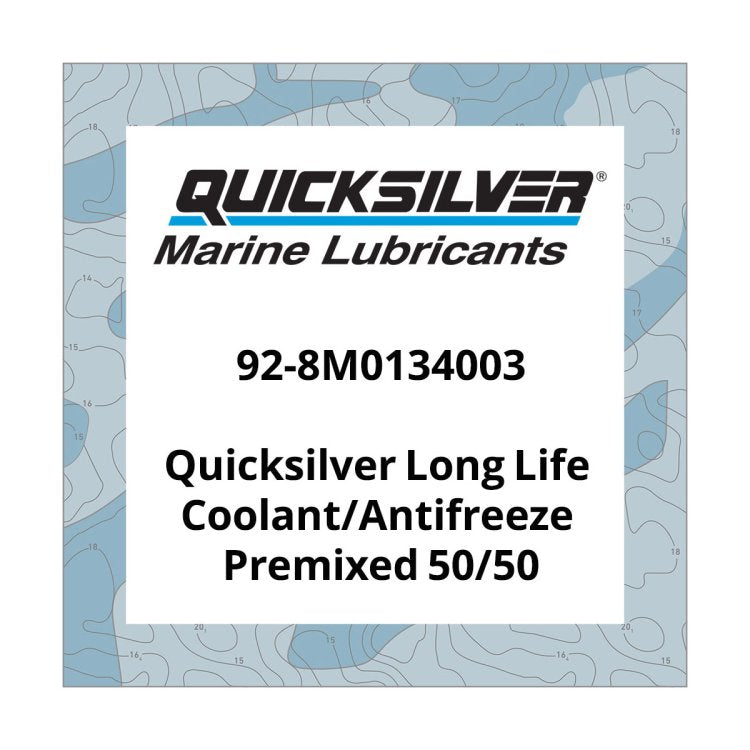 Quicksilver Long Life Coolant/Antifreeze Premixed 50/50