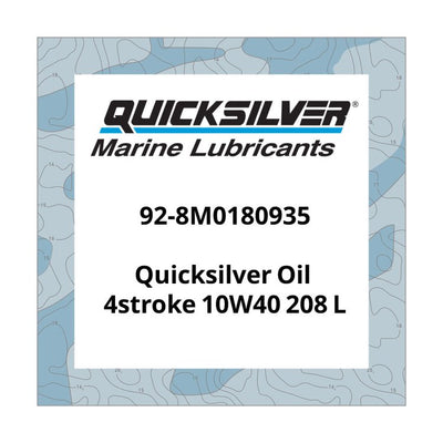 Quicksilver Oil 4stroke 10W40 208 L