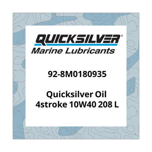 Quicksilver Oil 4stroke 10W40 208 L