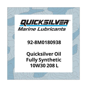 Quicksilver Oil Fully Synthetic 10W30 208 L