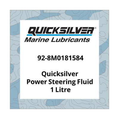Quicksilver Power Steering Fluid 1 Litre