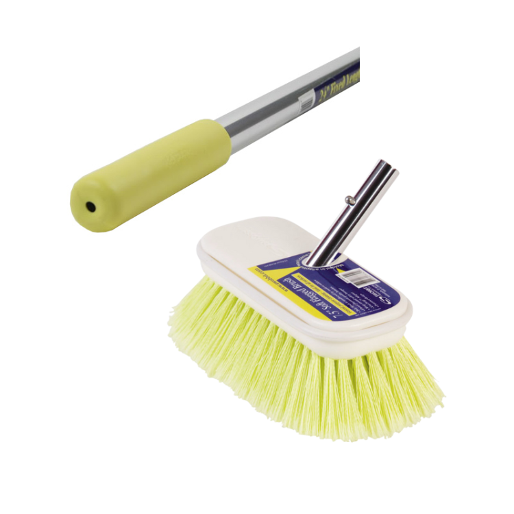 Swobbit® 7.5in Soft Brush With 48 in Pole