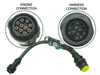 858740T06 HARNESS ASSEMBLY Remote Adapter (16.00 Inches) 10 Pin Female to 14 Pin Female - Official Mercury Spares