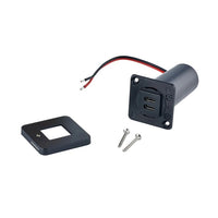 Scanstrut TILE USB-C Interior Charging Socket 12-24V - Black