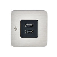 Scanstrut TILE USB-C Interior Charging Socket 12-24V - Stainless Steel