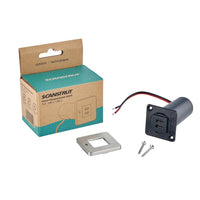 Scanstrut TILE USB-C Interior Charging Socket 12-24V - Stainless Steel