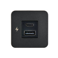 Scanstrut TILE USB-A/C Interior Charging Socket 12-24V - Black