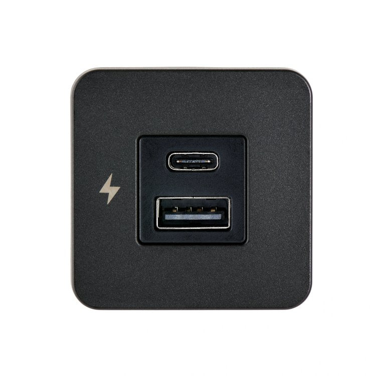 Scanstrut TILE USB-A/C Interior Charging Socket 12-24V - Black