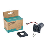 Scanstrut TILE USB-A/C Interior Charging Socket 12-24V - Black