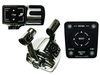 877775A15 REMOTE CONTROL Triple Handle-Console (Chrome) - Official Mercury Spares