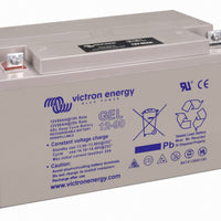 Victron 12V GEL deep cycle battery - 80 ah @ C10, 90 ah @ C20