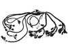 896377A01 HARNESS ASSEMBLY Shadow Command Module - Official Mercury Spares